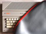 ATARI 800XE/65XE/130XE - FAUX LEATHER GREY DUST COVER - STYLISH - Retro Ready