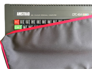 AMSTRAD CPC 464 - COTTON CANVAS - GRAPHITE GREY - DUST COVER - STYLISH - Retro Ready