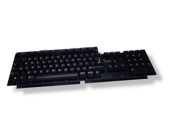 KA59 – all black keys mechanical keyboard for Amiga 1200 - British English layout - Retro Ready