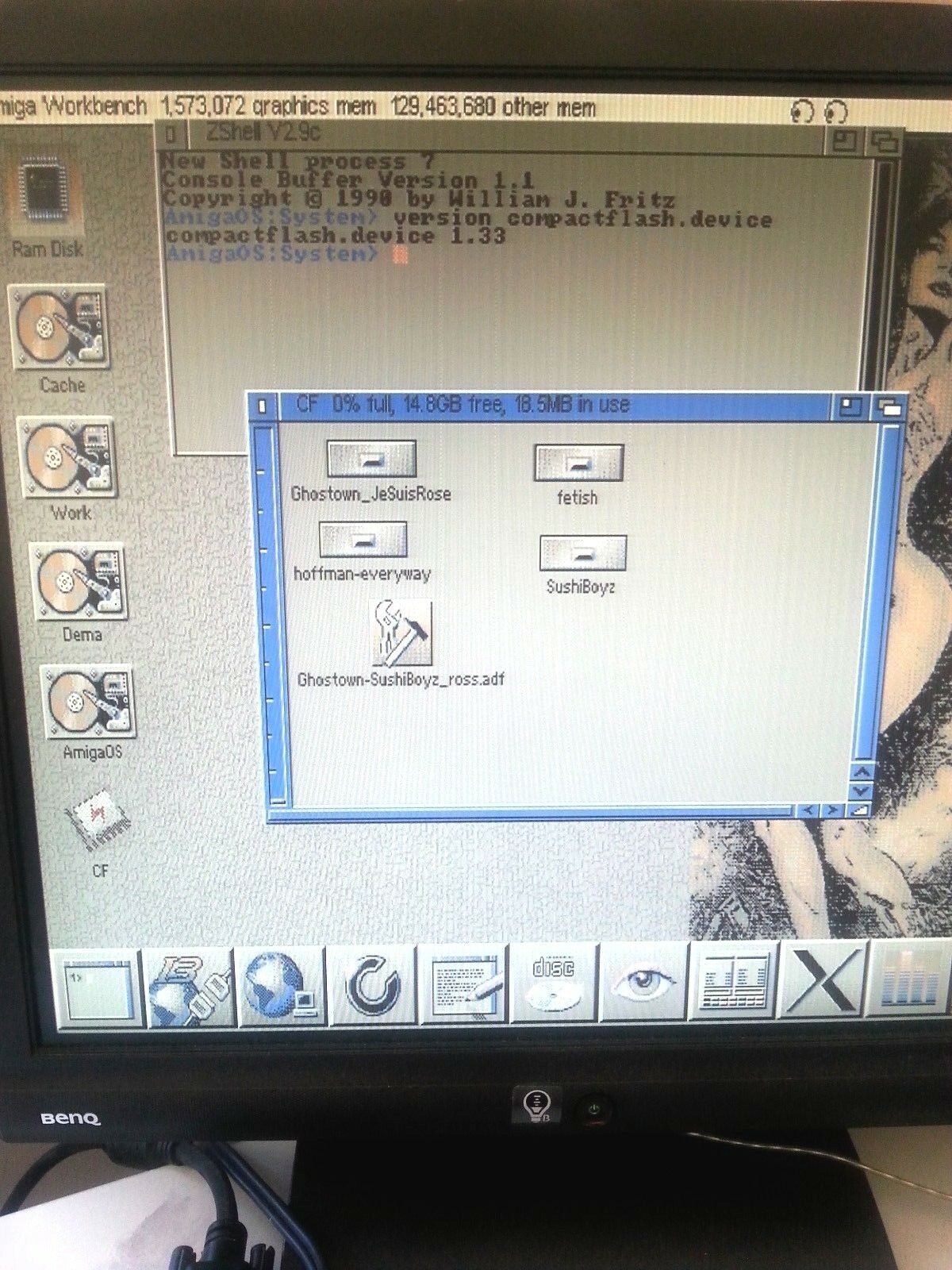 Tarjeta De Transferencia Amiga 600/1200 Pcmcia Sandisk Driver ADF